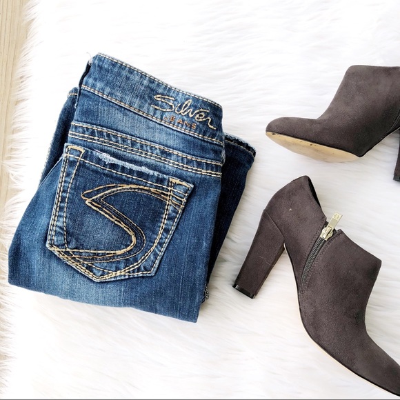 Silver Jeans Denim - Silver Frances Bootcut Medium Wash Low Rise Jeans